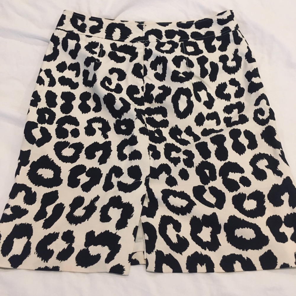 Ann Taylor Loft skirt cow print